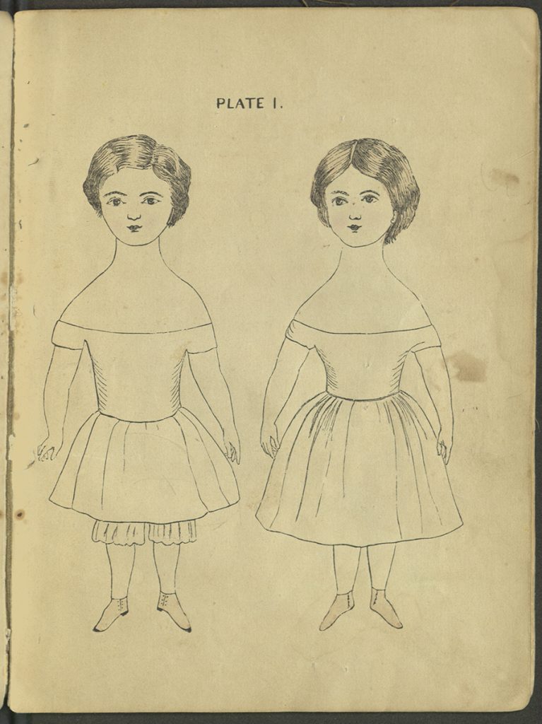Plate I. Two dolls
