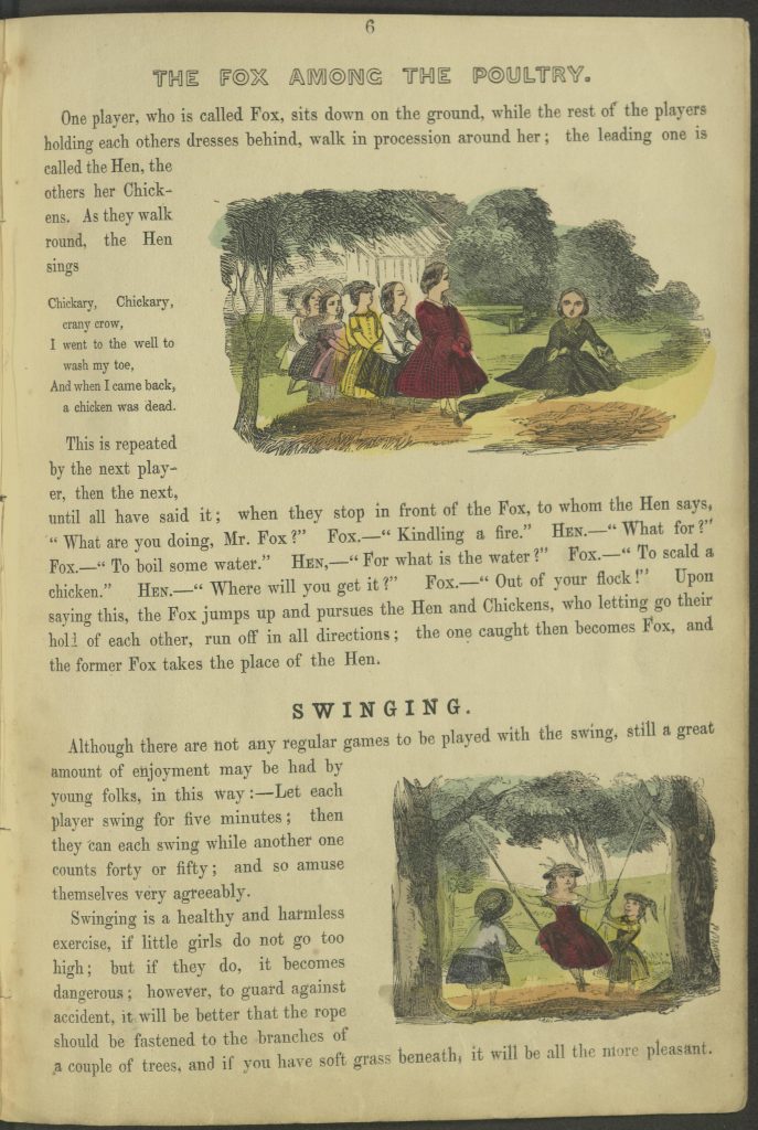 Page 6. "Fox Among the Poulty" and "Swinging"